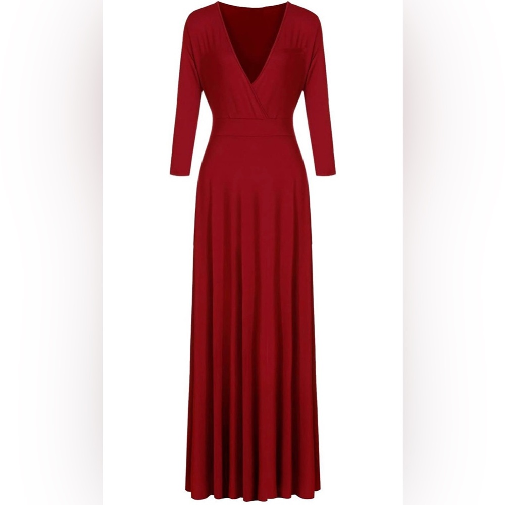 NWT floor length red dress